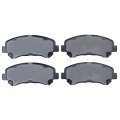 Nissan Maxima 2009-2017 Brake Pad Set Front Ceramic Original Part Design Bonded Attachment Low Dust Rating 
