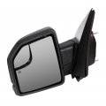 Aintier Towing Mirror Compatible With 2015 2016 2017 2018 Ford For F150 Tow Power Adjusted Heated Turn Signal Light Black 