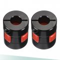 Uxcell Shaft Coupling 8mm To Bore L25xd20 Aluminum Alloy Flexible Coupler Joint For Servo Stepped Motor