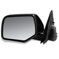 Powered Driver Left Side View Door Mirror For 08-12 Escape Mariner Oem-mr-fo1320292 Paintable Black Manual Folding Convex Glass 