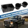 X Autohaux Front Center Console Cup Holder Insert Bc3z7813562aa For Ford F250 F350 Super Duty 2011-2016