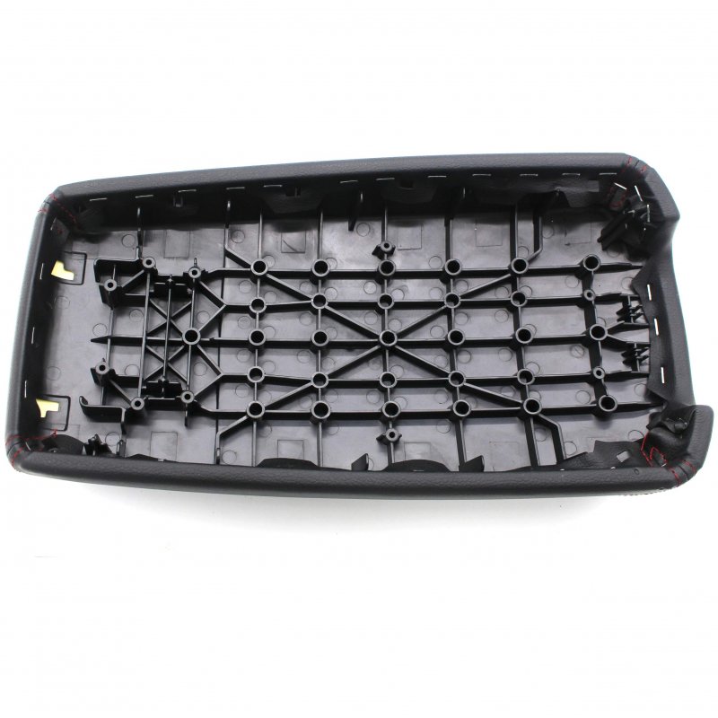Black Leather Center Console Armrest Lid Cover Box For 2013 2018 Altima Abs Hard Base Replacement Front