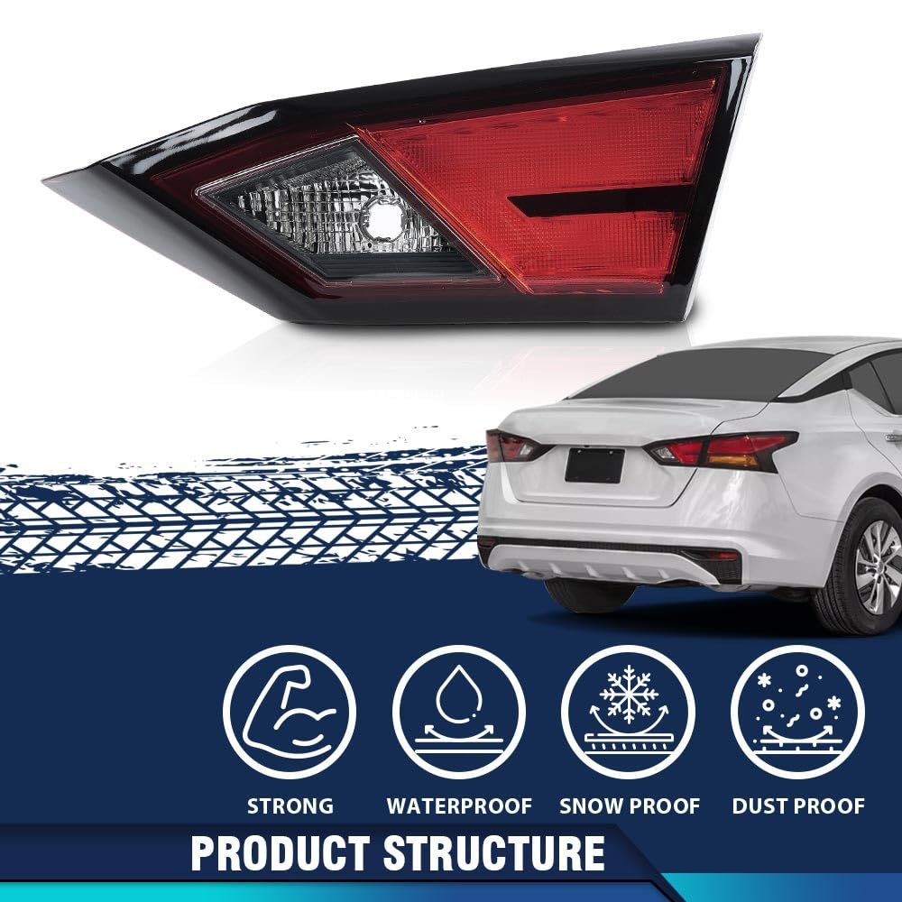 Inner Tail Light Rear Brake Lamp Passenger Right Side For Nissan Altima Sedan Model 2019-2022 Red 265406ca0a Ni2803119