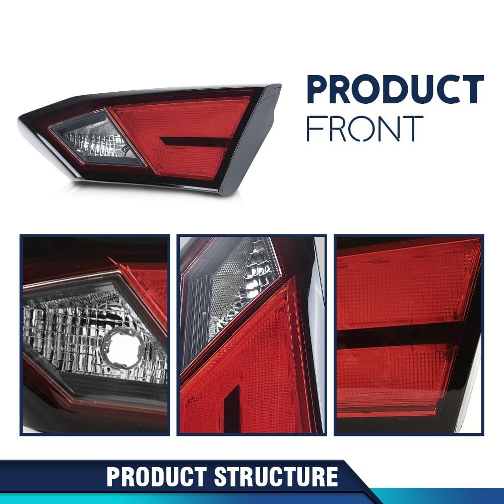 Inner Tail Light Rear Brake Lamp Passenger Right Side For Nissan Altima Sedan Model 2019-2022 Red 265406ca0a Ni2803119