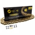 Niche Drive Sprocket Chain Combo For Suzuki Sv650a Front 16 Rear 43 Tooth 525vm-x X-ring 114 Links