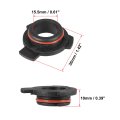 2pcs 9012 Hir2 Led Headlight Adapter Base Bulb Sockets Retainer Holder Universal For Car Black