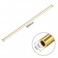 Uxcell 2pcs 3mm X 5mm 500mm Brass Pipe Tube Round Bar Rod