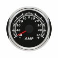 Eling 52mm 2 Universal Rv Car Boat Ammeter Meter 50a With Current Sensor Red Backlight 12v 24v