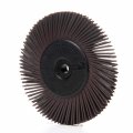 Scotch-brite Radial Bristle Brush Cubitron Aluminum Oxide 6000 Rpm 6 Diameter X 1 2 Width 36 Grit Pack Of