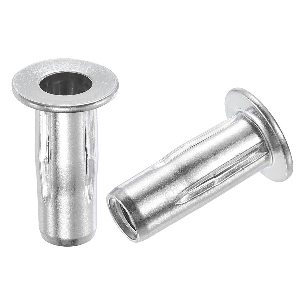 5 16-18 Multi Grip Rivet Nuts 6 Piece Pre Bulbed Shank Flat Head Threaded Insert Nut 304 Stainless Steel For Industrial