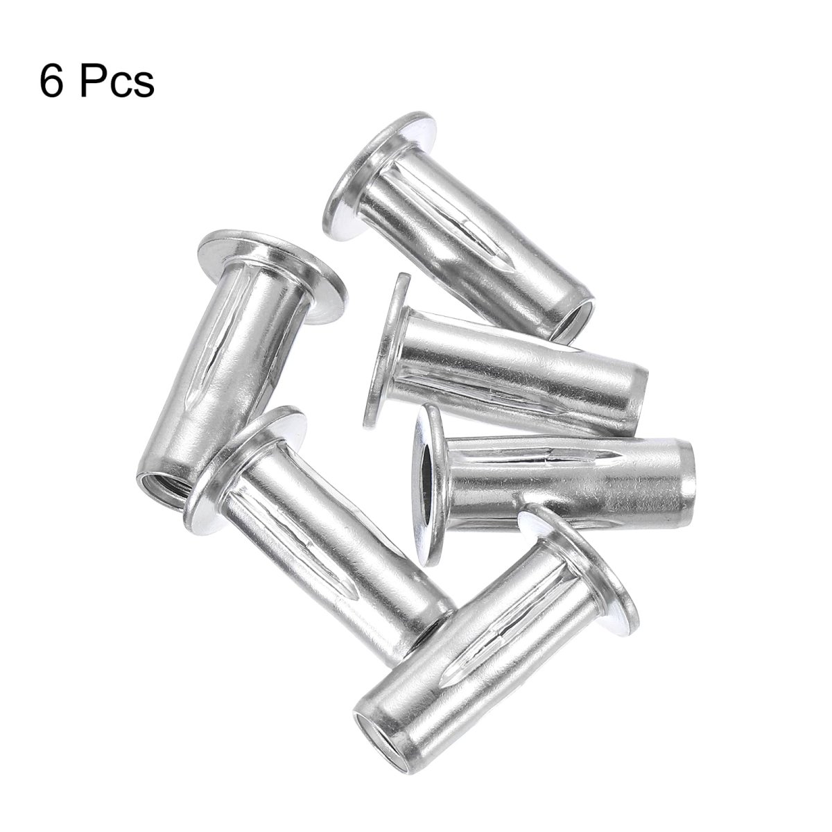 5 16-18 Multi Grip Rivet Nuts 6 Piece Pre Bulbed Shank Flat Head Threaded Insert Nut 304 Stainless Steel For Industrial