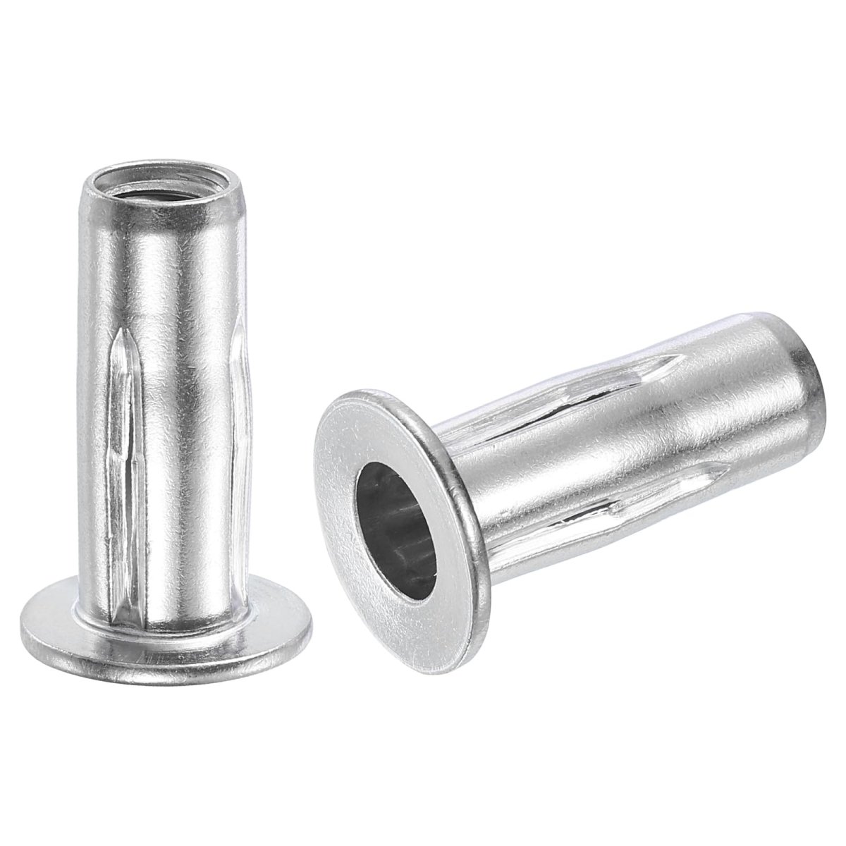 5 16-18 Multi Grip Rivet Nuts 6 Piece Pre Bulbed Shank Flat Head Threaded Insert Nut 304 Stainless Steel For Industrial