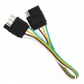 Abn Trailer Wire Extension 1ft 4-way 4-pin Plug Flat 20 Gauge A Hitch Light Wiring Harness Extender