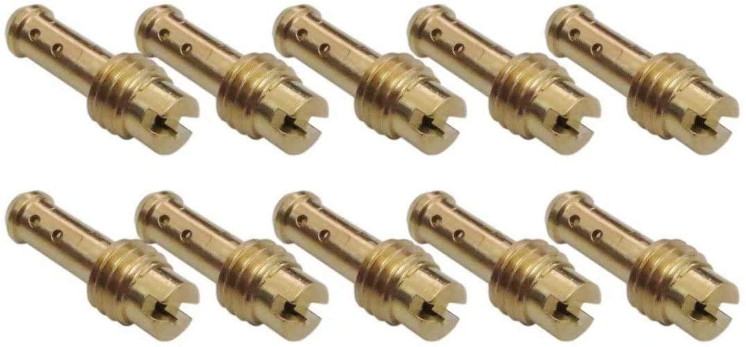 10pcs Pilot Slow Jet Kit For Mikuni Vm Tm Tmx Vm22 210 Ax100 En Gn Tzr Tms Carburetor 15 37 5