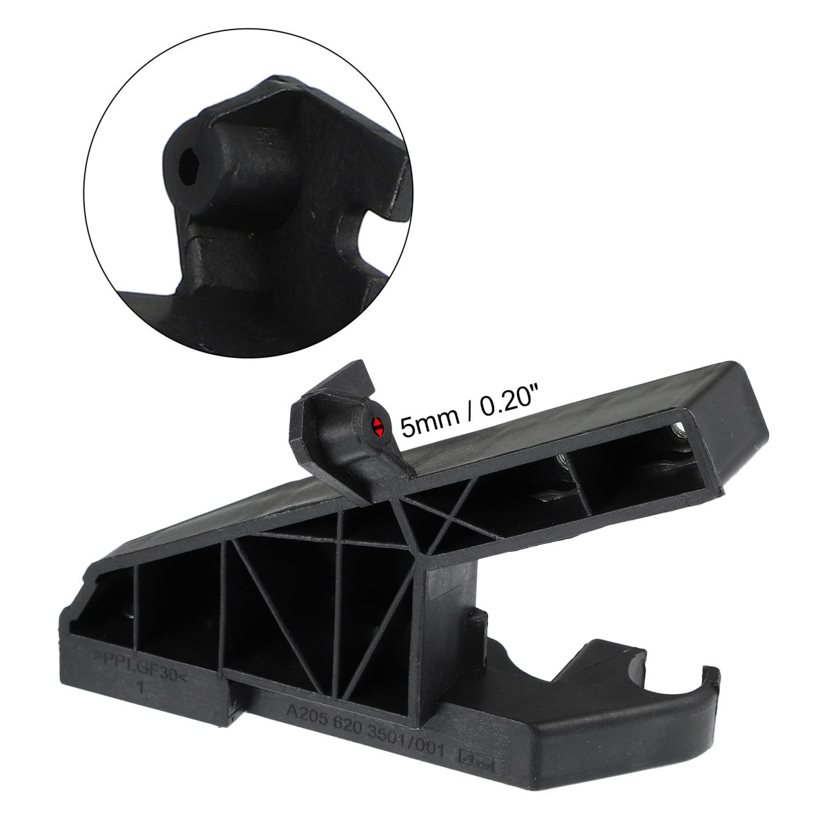 Car Front Right Support Impact Bar Mounting Bracket Brace 2056203501 For Mercedes-benz C300 2015-2021 C43 Amg 2017-2021