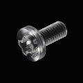 M8x16mm Plastic Phillips Bolts 30pcs Pc Pan Head Machine Screws Transparent