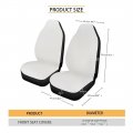 Ladybug Daisy Front Seat Cover Saddle Blanket Universal Bucket Seats Protector Decorative Auto Interior Accessory For Women