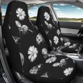 Ladybug Daisy Front Seat Cover Saddle Blanket Universal Bucket Seats Protector Decorative Auto Interior Accessory For Women