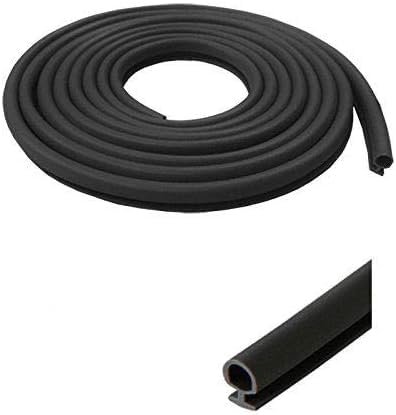 Black Bulb Type Gasket Weatherstrip For Windows And Doors 5 16 In Width 1 4 Backing 20 Ft Cre-20-a