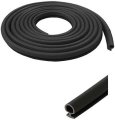 Black Bulb Type Gasket Weatherstrip 5 16 Width 1 4 Backing 20 Ft 