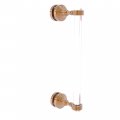 Allied Brass Pg-407g-12sm Pacific Grove Collection 12 Inch Single Side Groovy Accents Shower Door Pull Brushed Bronze 