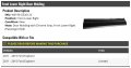 Front Lower Right Passenger Side Door Molding With Chrome Strip Compatible 2011-2015 Ford Explorer