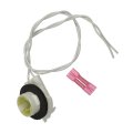 Electrical Socket For Chevy Silverado 3500 Hd 2007 Plastic With Metal Contact Blade Terminal Round Male Connector 90 Degrees 