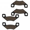 Niche Brake Pad Kit For Can-am Commander 1000 800 715500335 705600711 715500336 Front Rear Organic