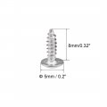 Uxcell 2 3x8mm Self Tapping Screws Phillips Pan Head With Washer Screw 304 Stainless Steel Fasteners Bolts 50pcs