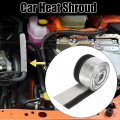 X Autohaux Car Heat Shroud 3 8 Id 10ft Aluminized Sleeving Insulated Shield Sleeve Wire For Od Fuel Lines Protection
