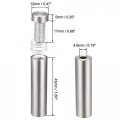 Uxcell 1 2 Dia X 2-1 8 12x53mm Standoff Screws Wall Mount Sign Holders Acrylic Glass Nails 8pcs