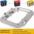 Billet Aluminum Battery Pallet Trunk Hold Down Bracket Perfectly For Racing Optima Batteries Tray Blue Yellow Red Top 34m M D34