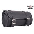 10 Inch Plain Pvc Motorcycle Tool Bag With Two Roller Buckle Straps 