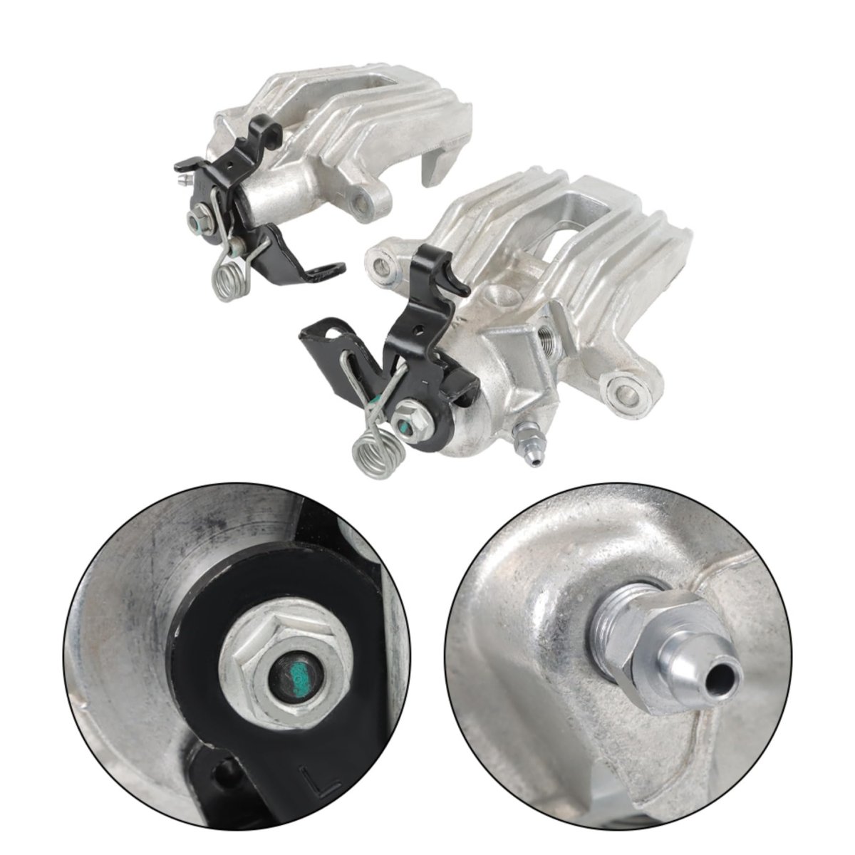 2x Rear Left And Right Brake Caliper Replacement For Tt Quattro Jetta 2000-2009 1j0615424b