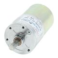 13 14kg Cm 6mm Shaft Permanent Magnetic Gear Box Motor 50rpm Dc 12v