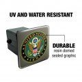 U S Army United States Eagle Logo Tow Trailer Hitch Cover Plug Insert