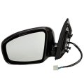 Fits 2009 2010 2011 2012 2013 2014 Nissan Murano 4-door Power Heated With Memory Manual Folding Smooth Black Paint To Match