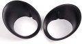 Dat Auto Parts Front Left Driver Right Passenger Side Fog Lamp Cover Bezel Set Of 2 Replacement For 2002-2009 Dodge Full Size 