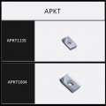 1pcs Ziyi Apkt1604pcd Cnc Diamond Carbide Insert For Copper And Aluminum