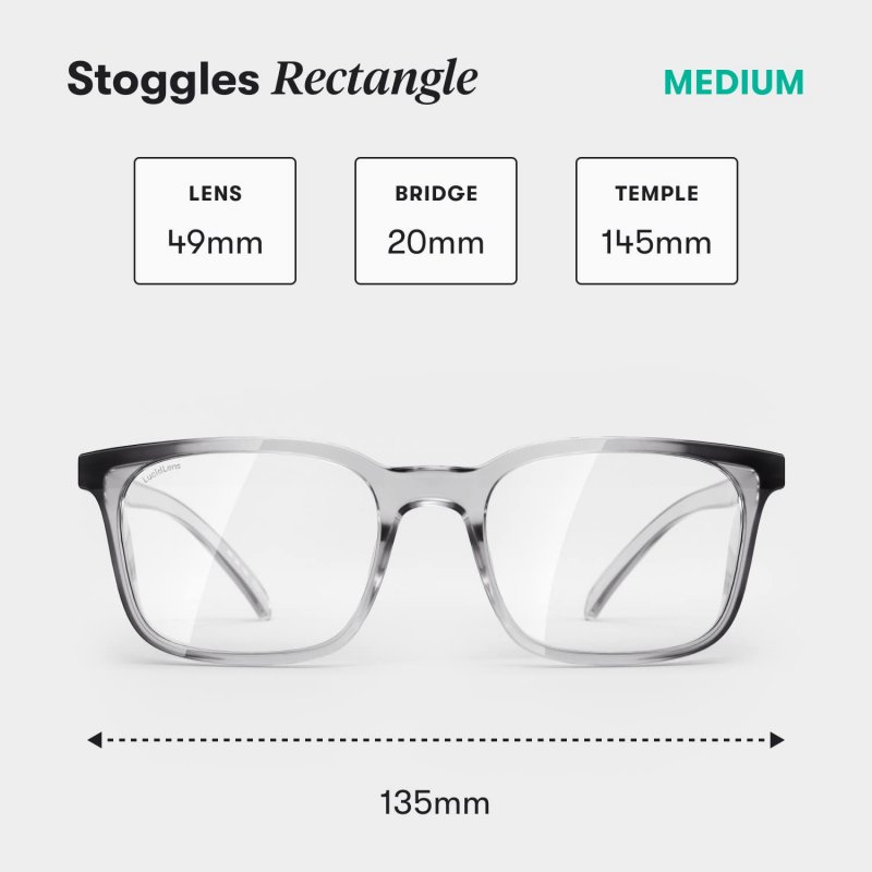 Rectangle Z87 1 Certified Safety Glasses Anti Fog Blue Light Blocking Uv Protection Charcoal Lbf Size