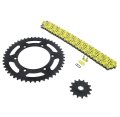 520-112l Yellow Non O Ring Chain Sprocket Blk 14 47 Fit Suzuki Dr-z400 2000-03 