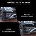 Obl Front Fog Lamp Strips Trim For Volkswagen Vw Atlas Teramont 2017-2019 Car Accessory Abs Chrome Exterior Light Decoration