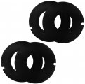 Hqrp 2-pack Rv Marine Toilet Bowl Seal Kit Compatible With Dometic Sealand 385311462 385310677 Replacement Fits 110 210 748 806