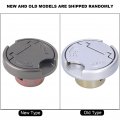 Qiilu Locking Gas Cap Tank Lock With 2 Keys Stainless Steel Parts Universal For Gy6 Scooter Motorcycle