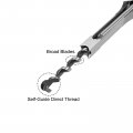 Uxcell Square Hole Drill Bit Set For Wood 1 4 Inch 3 8 Hollow Chisel Mortiser Auger Spur Cutter Tool High Carbon Steel