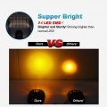 Npauto 5pcs Smoked Cab Marker Lights 24 Led Amber Roof Running Top Clearance W Wiring Pack Replacement For 2003-2018 Dodge Ram