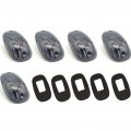 Npauto 5pcs Smoked Cab Marker Lights 24 Led Amber Roof Running Top Clearance W Wiring Pack Replacement For 2003-2018 Dodge Ram