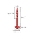 Uxcell 8x1-1 2 Pocket Hole Screws 100pcs Square Drive Self Tapping Wood With Red Coated For Woodworking