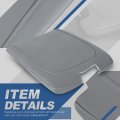 Auto Dynasty Factory Style Front Center Console Lid Armrest Cover Skin For Ram 1500 2500 3500 2013-2019 Gray
