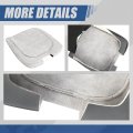 Auto Dynasty Factory Style Front Center Console Lid Armrest Cover Skin For Ram 1500 2500 3500 2013-2019 Gray